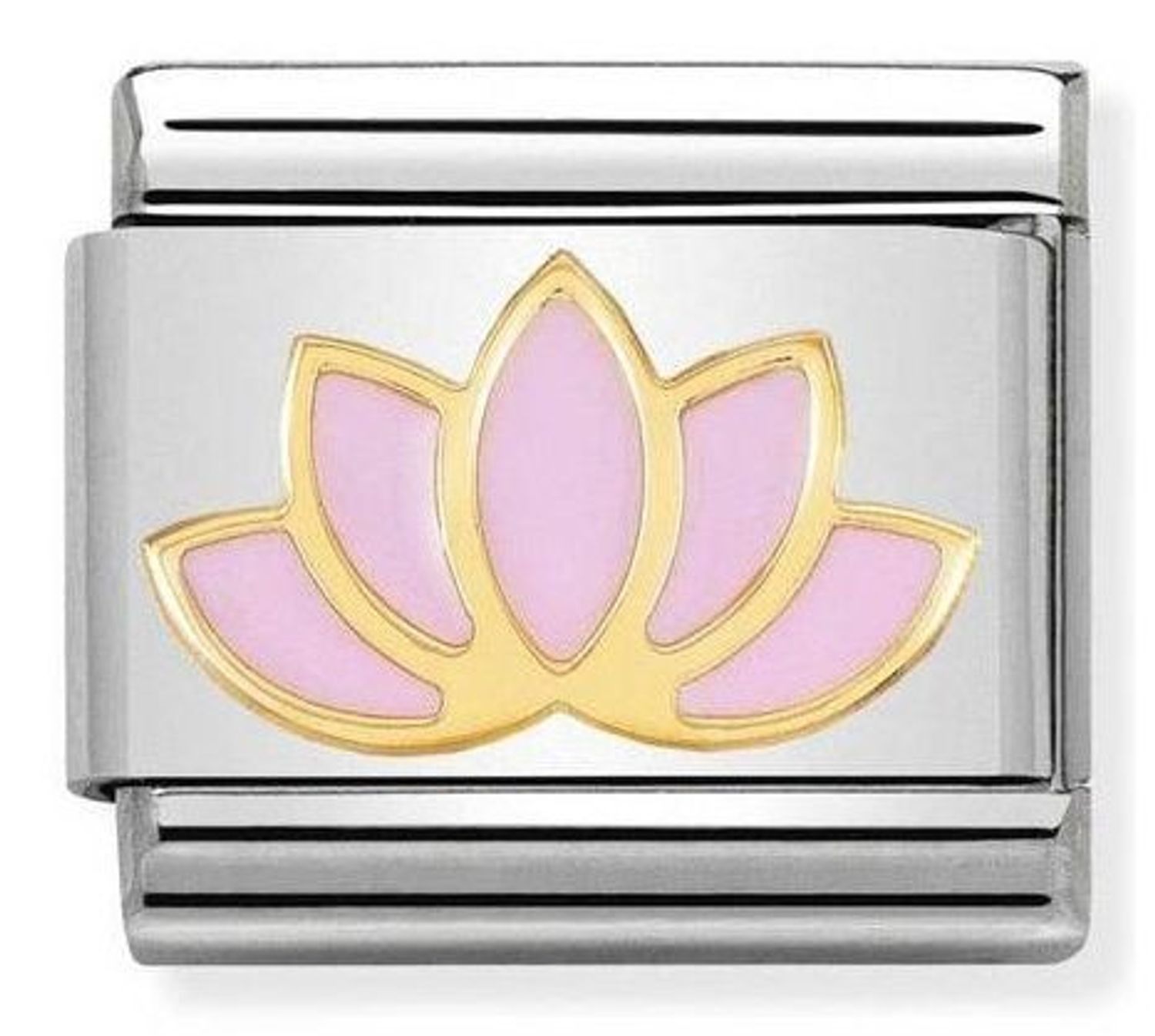 Nomination - Link 18K zawieszka złoto 'Różowy kwiat lotosu' 030278 17 biżuteria nomination nomination zawieszki nomination baza.jpg